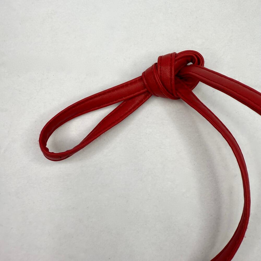 Vintage Red Leather Crossbody Bag - Picture 5 of 10